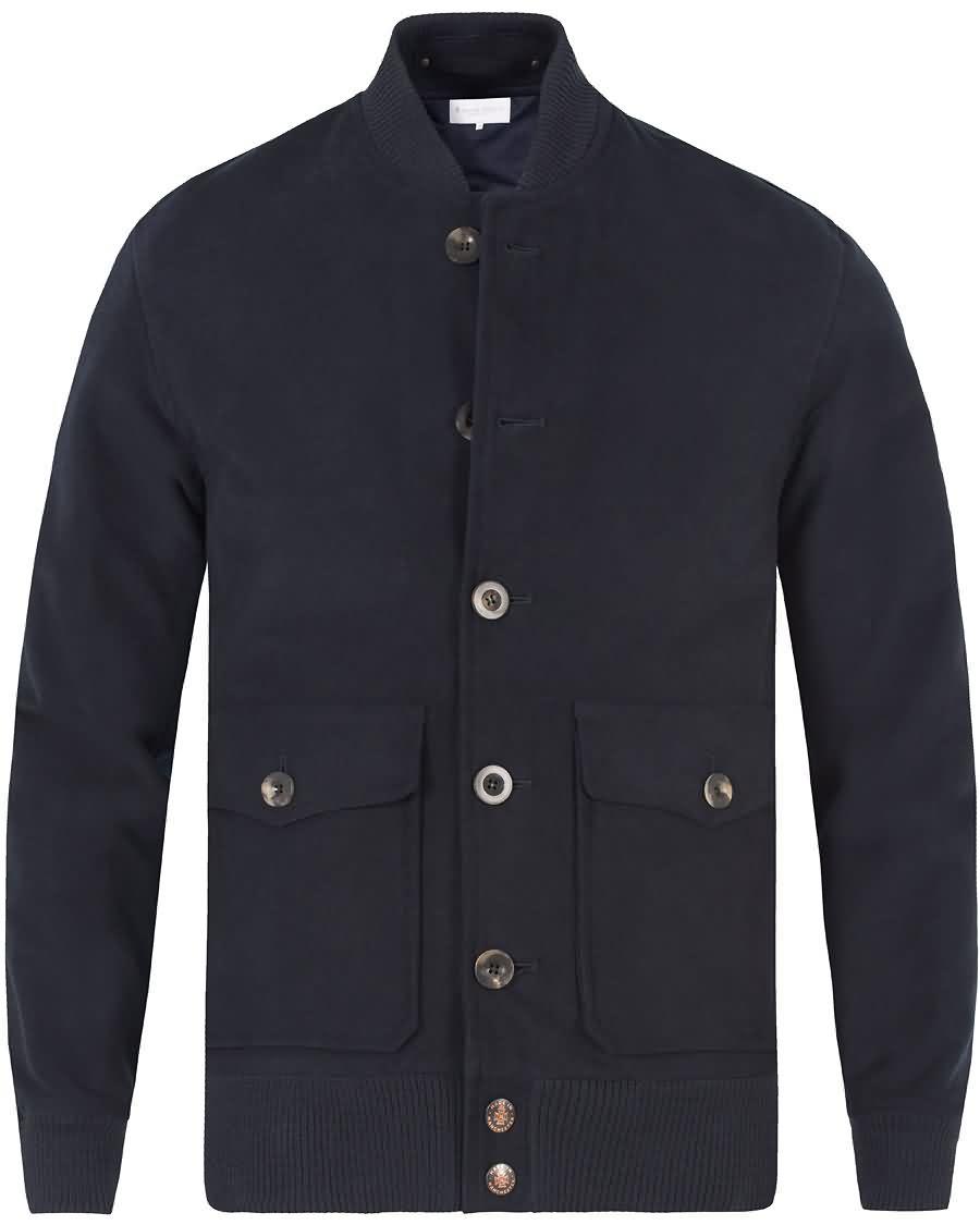 private white v.c. moleskin bomber navy Tilbud Salg ul7l9